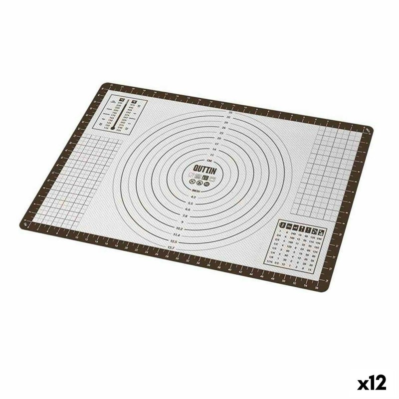 Tappetino da forno Quttin Silicone 40 x 60 cm (12 Unità) Tappetino da forno Quttin Silicone 40 x 60 cm (12 Unità)