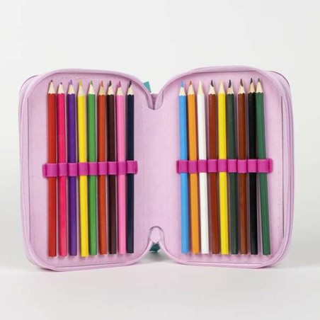 Astuccio Scuola Minnie Mouse Fucsia 12,5 x 6,5 x 19,5 cm