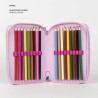 Astuccio Scuola Minnie Mouse Fucsia 12,5 x 6,5 x 19,5 cm