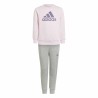 Tuta da Bambini Adidas Lk Bos Jog Fleece Rosa