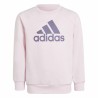 Tuta da Bambini Adidas Lk Bos Jog Fleece Rosa
