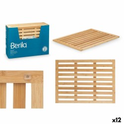 Tappeto da bagno Berilo BM632-6245 Naturale Bambù 62 x 2 x 45 cm (12 Unità)