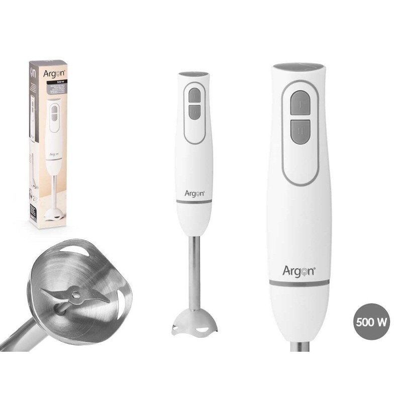 Frullatore ad Immersione Argon JE-908A Bianco Grigio 500 W Frullatore ad Immersione Argon JE-908A Bianco Grigio 500 W