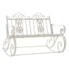 Sedia a Dondolo DKD Home Decor Metallo Alluminio Bianco (118 x 90 x 92 cm)