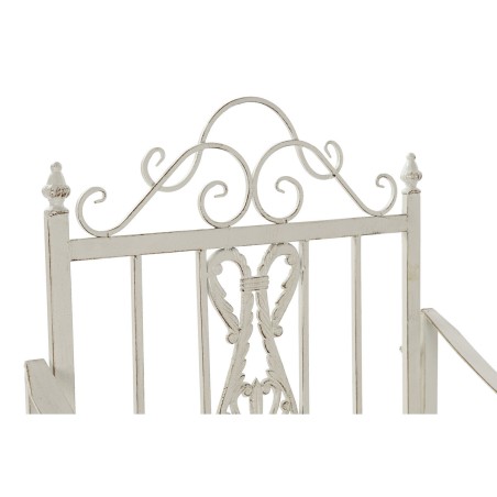 Sedia a Dondolo DKD Home Decor Metallo Alluminio Bianco (63 x 89 x 92 cm)
