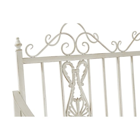 Sedia a Dondolo DKD Home Decor Metallo Alluminio Bianco (118 x 90 x 92 cm)