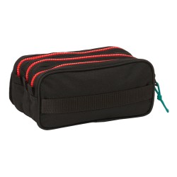Astuccio Scuola My Hero Academia Nero 21,5 x 10 x 8 cm