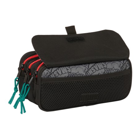 Astuccio Scuola My Hero Academia Nero 21,5 x 10 x 8 cm