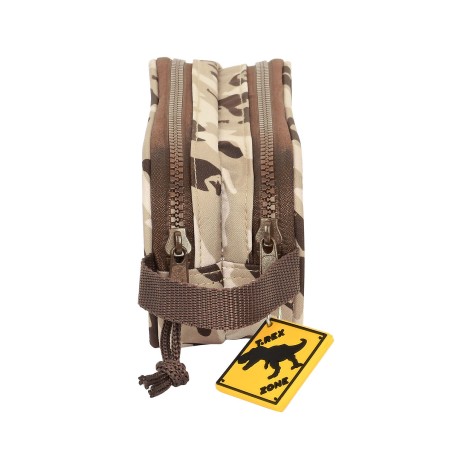 Portaoggetti Doppio Jurassic World Dominion Marrone (21 x 8 x 6 cm)