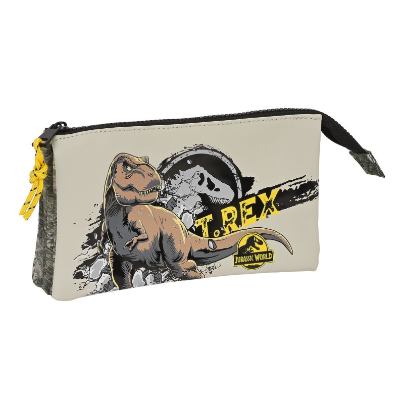 Portaoggetti Triplo Jurassic World Warning Grigio 22 x 12 x 3 cm Portaoggetti Triplo Jurassic World Warning Grigio 22 x 12 x 3 cm