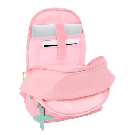 Zaino Scuola Munich +usb munich Rosa 31 x 44 x 18 cm