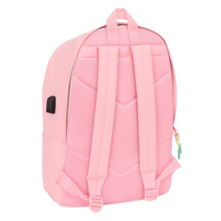 Zaino Scuola Munich +usb munich Rosa 31 x 44 x 18 cm