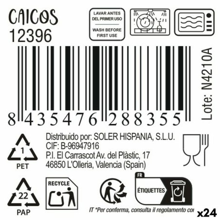 Ciotola Inde Ø 13,8 x 8 cm 700 ml (24 Unità)