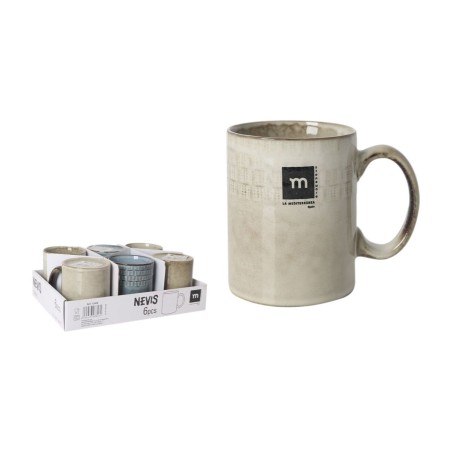 Tazza Mug Inde Nevis Rettangolare 300 ml (24 Unità)