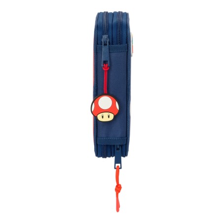 Necessaire Super Mario Trick Rosso Blu scuro 12.5 x 19.5 x 4 cm 29 Pezzi