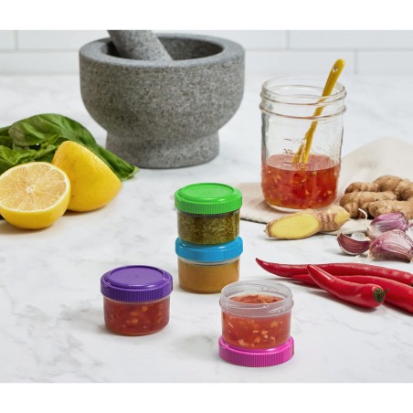 Set di scatole porta pranzo Privilege 35 ml Ø 4,5 x 3 cm 6 Pezzi (24 Unità)