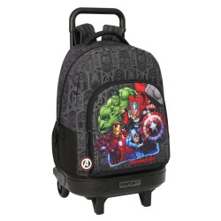 Trolley per la Scuola The Avengers Vendetta Nero 33 x 45 x 22 cm