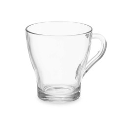 Tazza di caffè e tè Vivalto 1 Trasparente Vetro 280 ml (6 Unità)