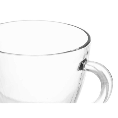 Tazza di caffè e tè Vivalto 1 Trasparente Vetro 280 ml (6 Unità)