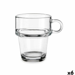 Tazza di caffè e tè Vivalto Z908-9/BHA6 Trasparente Vetro 270 ml (6 Unità)