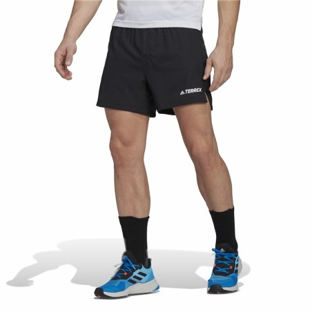 Pantaloni Corti Sportivi da Uomo Adidas Trailrt Hombre Nero
