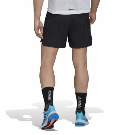 Pantaloni Corti Sportivi da Uomo Adidas Trailrt Hombre Nero