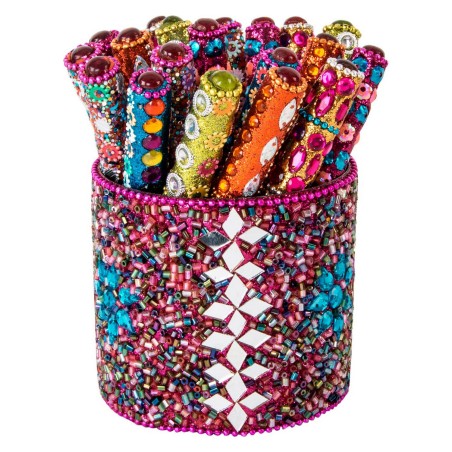 Penna DKD Home Decor Acrilico Metallo (6 pcs)
