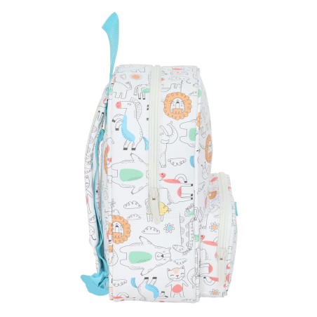Zaino Scuola Safta Zoo Beige 22 x 27 x 10 cm