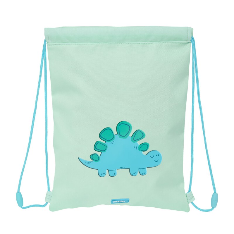 Zainetto con Cordini Safta Dino Verde 26 x 34 x 1 cm Zainetto con Cordini Safta Dino Verde 26 x 34 x 1 cm
