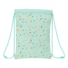 Zainetto con Cordini Safta Fiesta Verde 26 x 34 x 1 cm