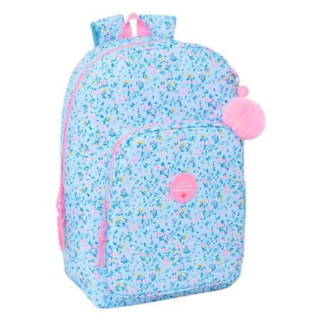 Zaino Scuola Vicky Martín Berrocal Paraíso Azzurro Rosa 30 x 46 x 14 cm