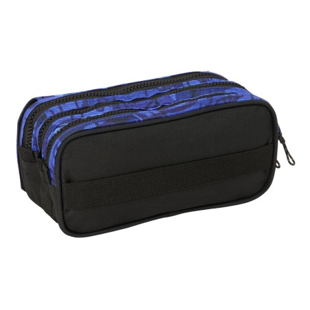 Portaoggetti Triplo El Niño Roller Azzurro Nero 21,5 x 10 x 8 cm