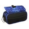 Portaoggetti Triplo El Niño Roller Azzurro Nero 21,5 x 10 x 8 cm
