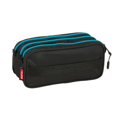 Portaoggetti Triplo Kelme Iron Nero 21,5 x 10 x 8 cm