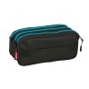 Portaoggetti Triplo Kelme Iron Nero 21,5 x 10 x 8 cm