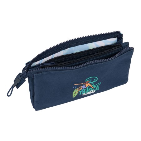 Portaoggetti Triplo El Niño Kook Blu Marino 22 x 12 x 3 cm