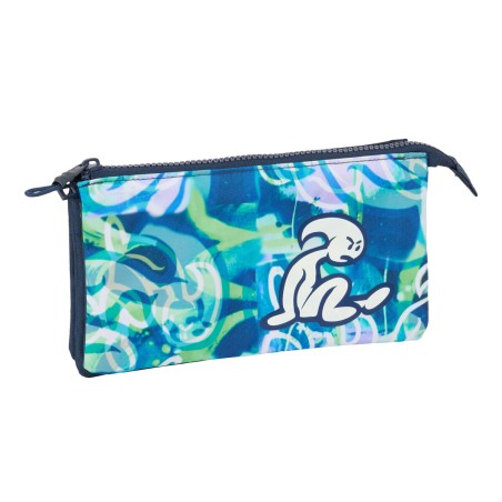 Portaoggetti Triplo El Niño Kook Blu Marino 22 x 12 x 3 cm