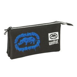Portaoggetti Triplo Eckō Unltd. Worldwide Nero 22 x 12 x 3 cm