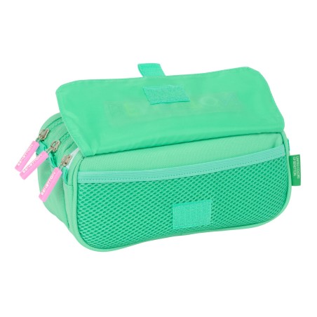 Portaoggetti Triplo Benetton Mint Verde 21,5 x 10 x 8 cm