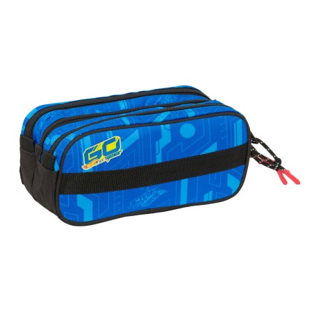 Portaoggetti Triplo Hot Wheels Let's race Azzurro Nero 21,5 x 10 x 8 cm