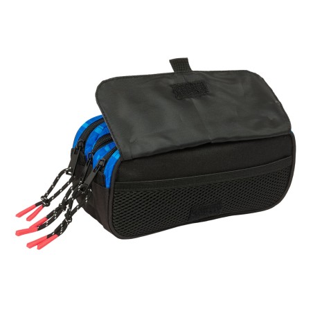 Portaoggetti Triplo Hot Wheels Let's race Azzurro Nero 21,5 x 10 x 8 cm