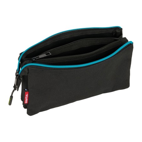 Portaoggetti Triplo Kelme Iron Nero 22 x 12 x 3 cm