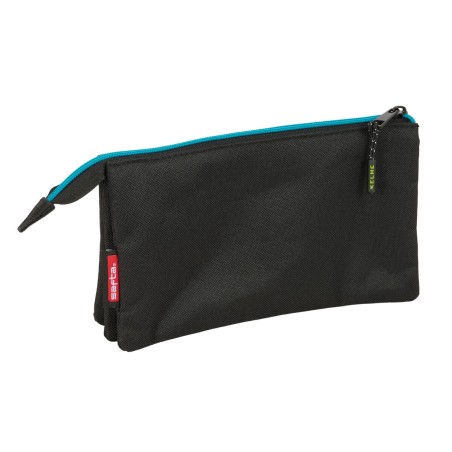 Portaoggetti Triplo Kelme Iron Nero 22 x 12 x 3 cm