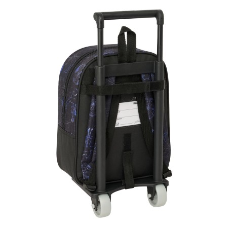 Trolley per la Scuola Spider-Man Attack Nero 22 x 27 x 10 cm