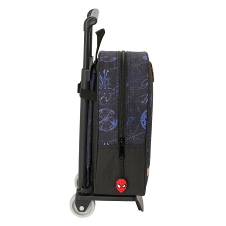 Trolley per la Scuola Spider-Man Attack Nero 22 x 27 x 10 cm