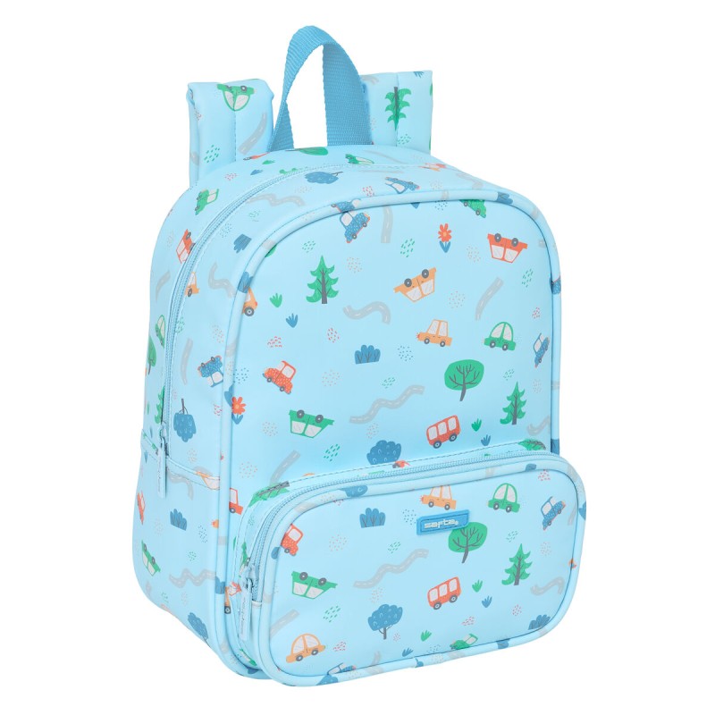 Zaino per Bambini Safta Coches Azzurro 22 x 27 x 10 cm Zaino per Bambini Safta Coches Azzurro 22 x 27 x 10 cm