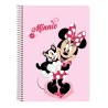 Quaderno con Anelli Minnie Mouse Naive Rosa 80 Pagine