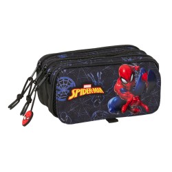 Portaoggetti Triplo Spider-Man Attack Nero 21,5 x 10 x 8 cm