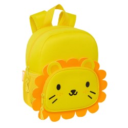 Zaino per Bambini Safta Leon Giallo 20 x 25 x 9 cm