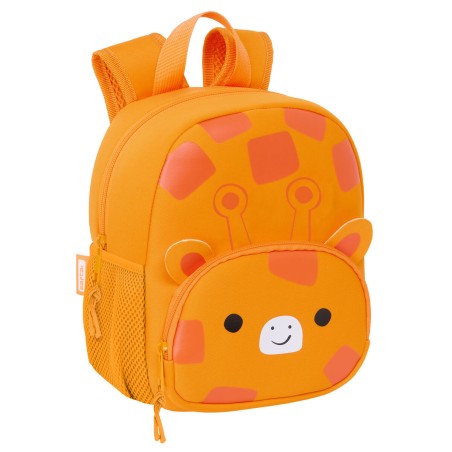 Zaino per Bambini Safta Jirafa Marrone Arancio 20 x 25 x 9 cm
